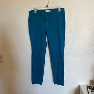 Beautiful turquoise jeans